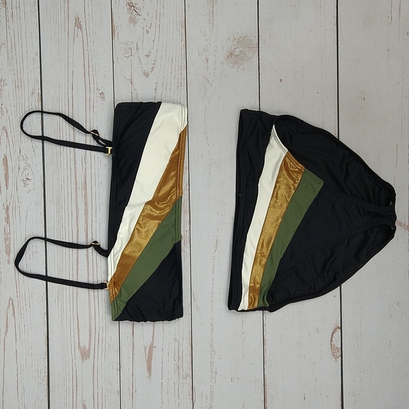 Vince Camuto Black and Gold Bikini - Picture 2 of 10